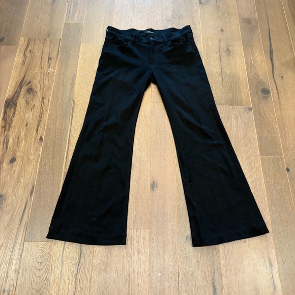 7 For All Mankind Pants - 7 For All Mankind Wide Leg Black Trousers 32/14 Women’s Stretch